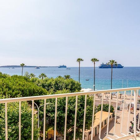 Vue Mer Exceptionnelle Sur Plage Du Midi En 1Re Ligne- 2 Chambres Канны Экстерьер фото